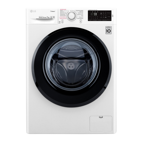 Узкая стиральная машина LG с функцией пара Steam F2M5HS6W