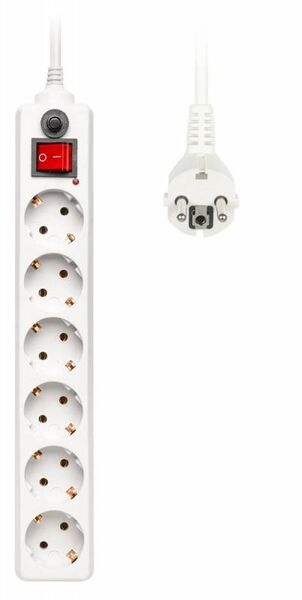 Сетевой фильтр 600SH-3-W 3м (6 розеток)